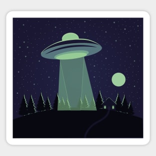 UFO unidentified flying object Sticker